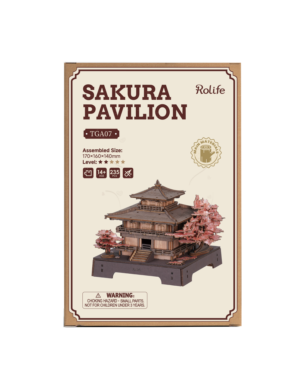 TGA07 Rolife Sakura Pavilion DIY 3D Puzzles