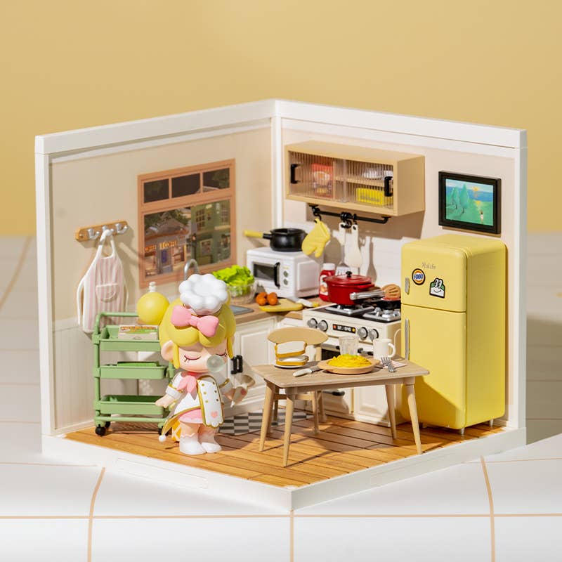 DW008 Happy Meals Kitchen Rolife DIY Miniature House