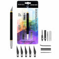 Pixiss Craft Knife Kit - Versatile Crafting Knife Set with Replacement Blades & Tips