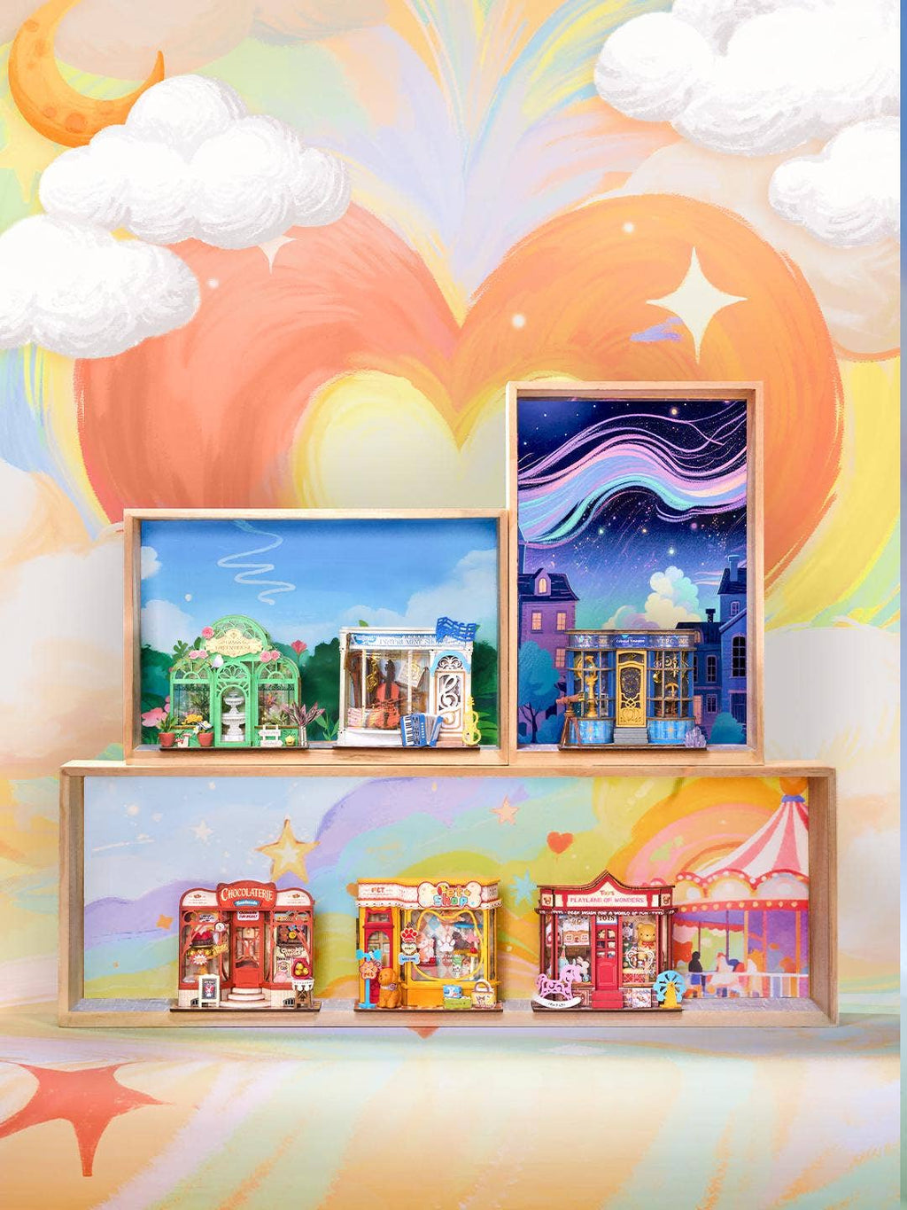 DS048 Magic Astronomy Shop Rolife DIY Miniature House