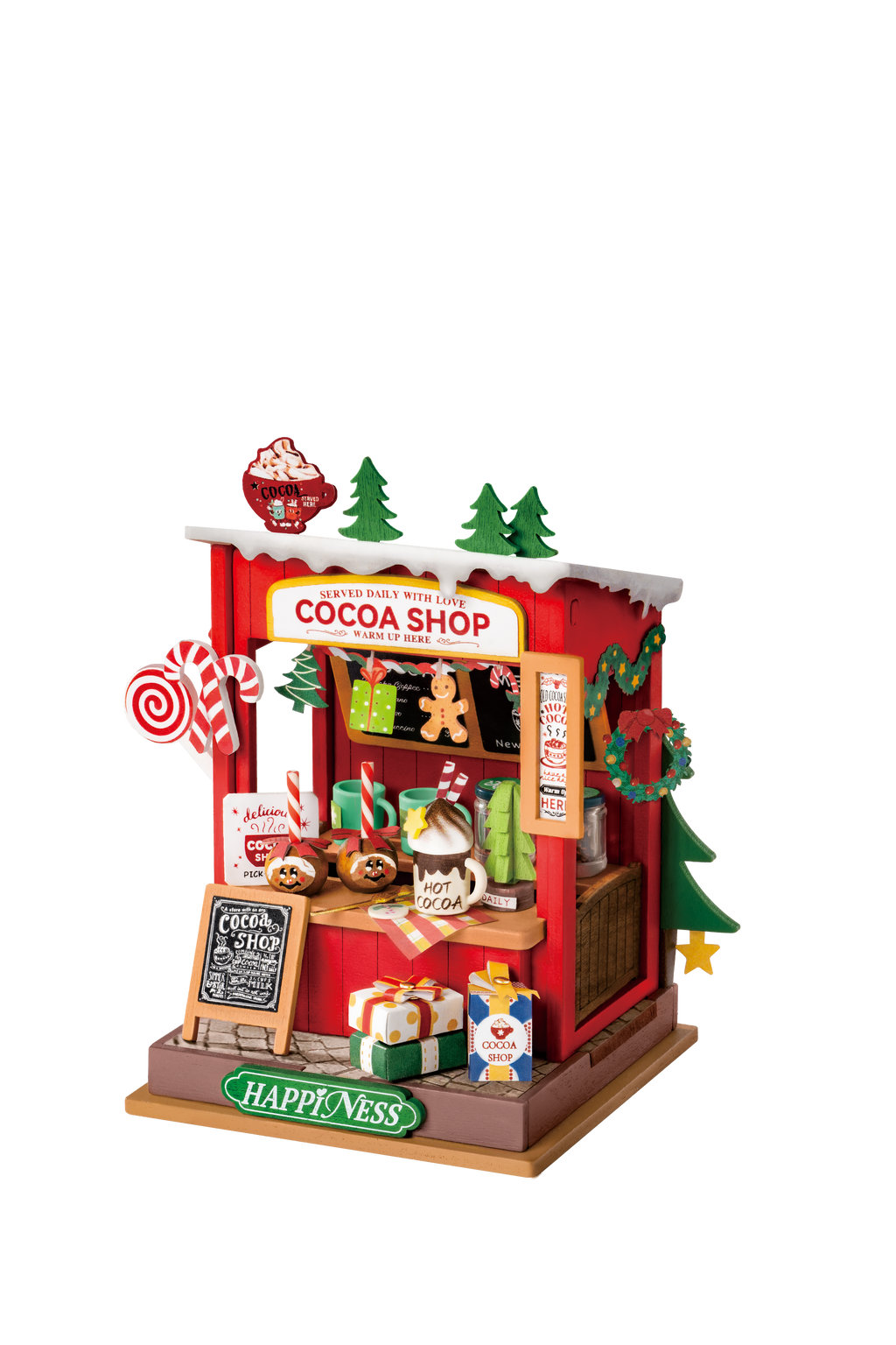 DS042 Rolife Cocoa Shop Xmas DIY House