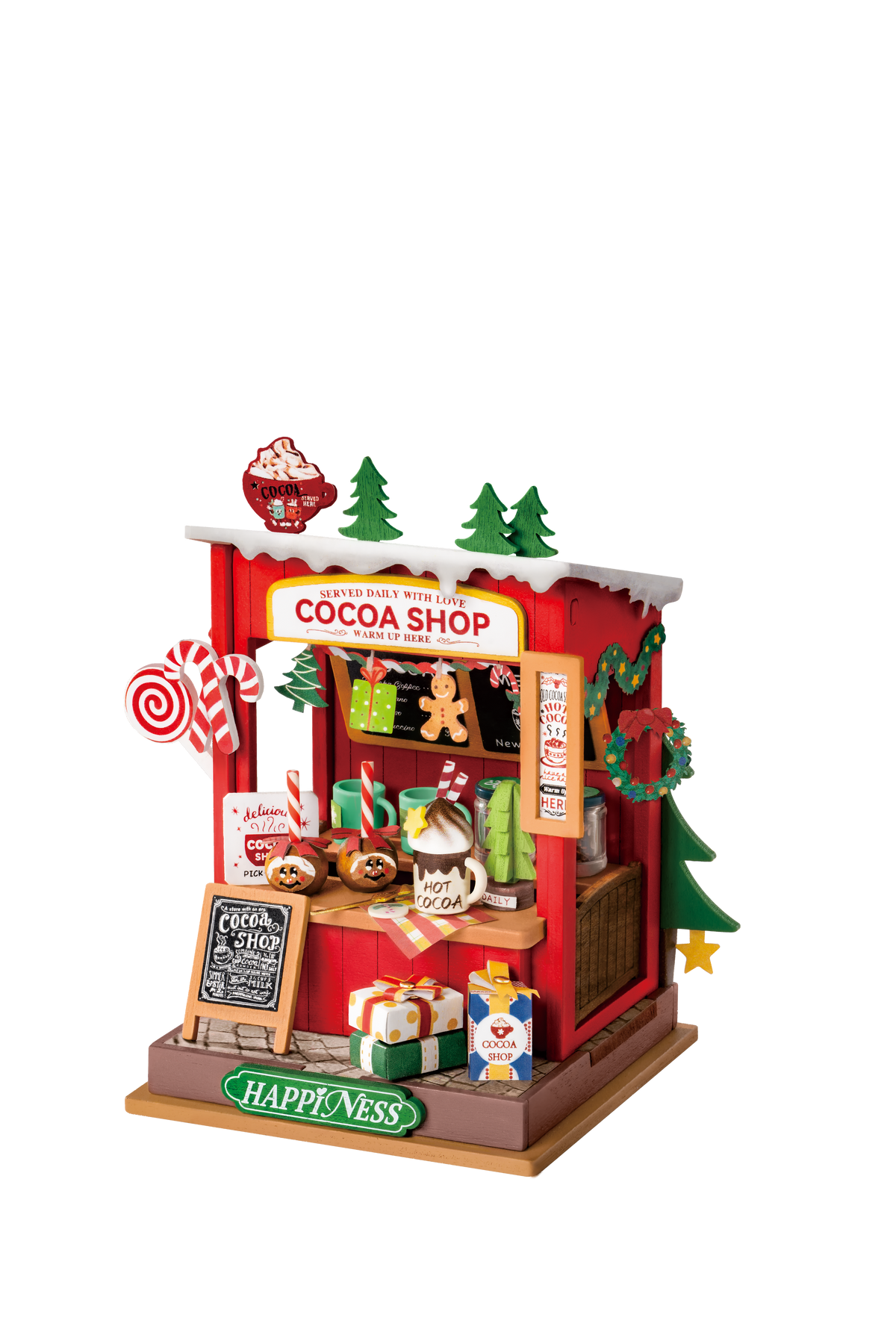 DS042 Rolife Cocoa Shop Xmas DIY House