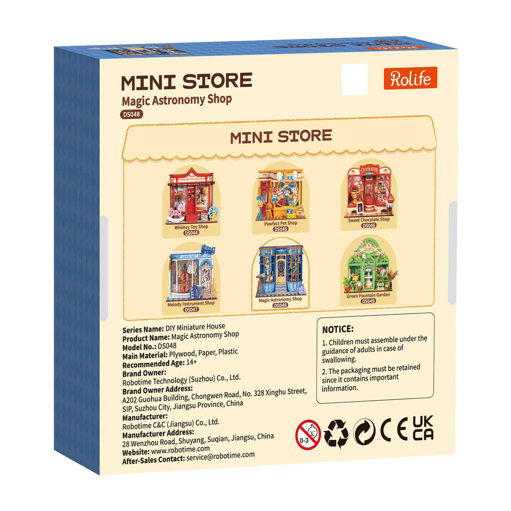 DS048 Magic Astronomy Shop Rolife DIY Miniature House