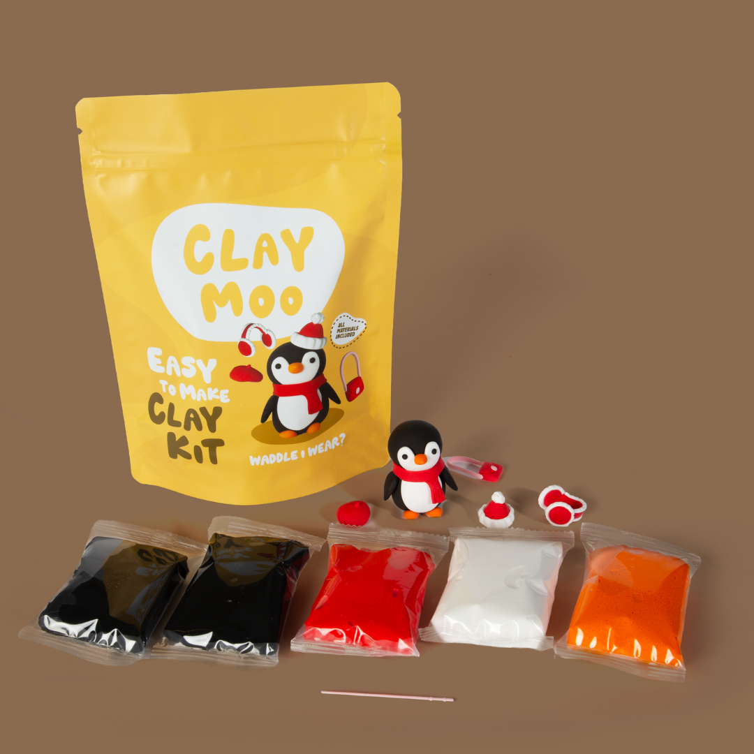 Penguin Ornament Clay Crafting Kit