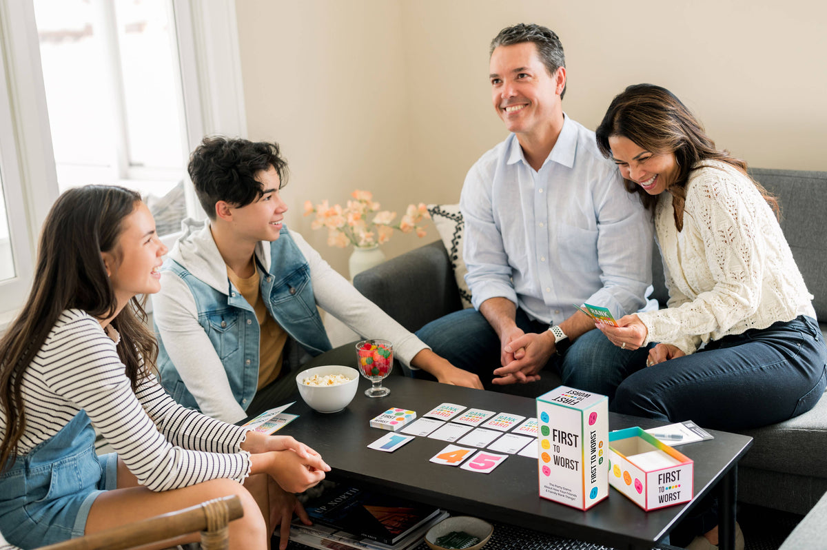 FIRST TO WORST: How Your Friends & Family Rank Things Game