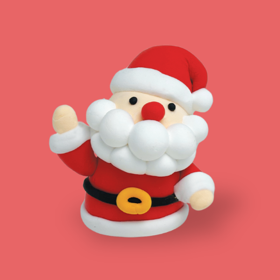 Santa Ornament Clay Crafting Kit