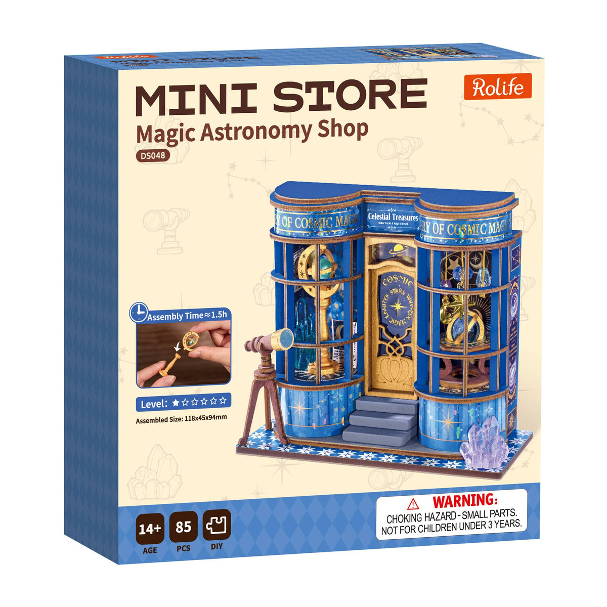 DS048 Magic Astronomy Shop Rolife DIY Miniature House