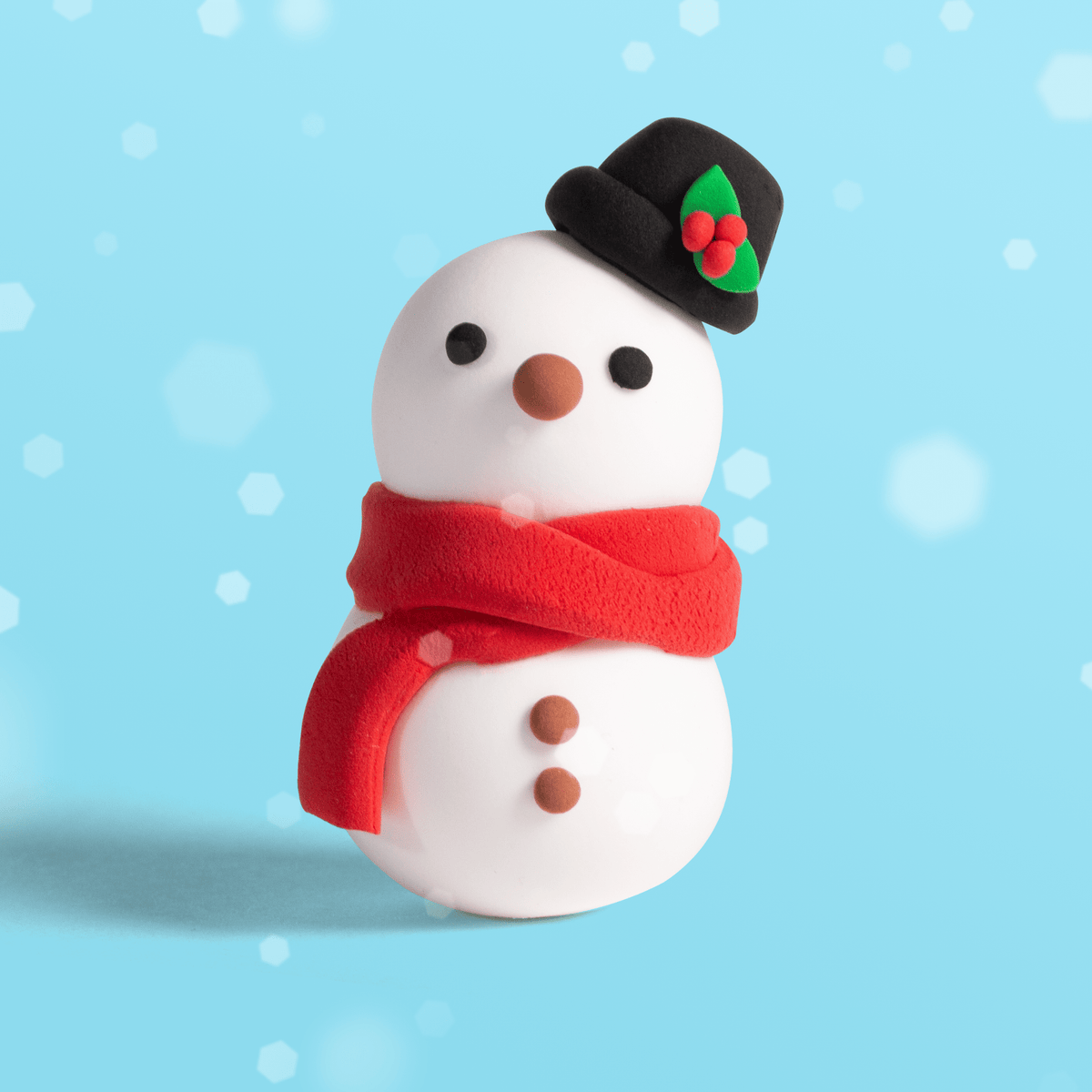 Snowman Ornament Clay Crafting Kit