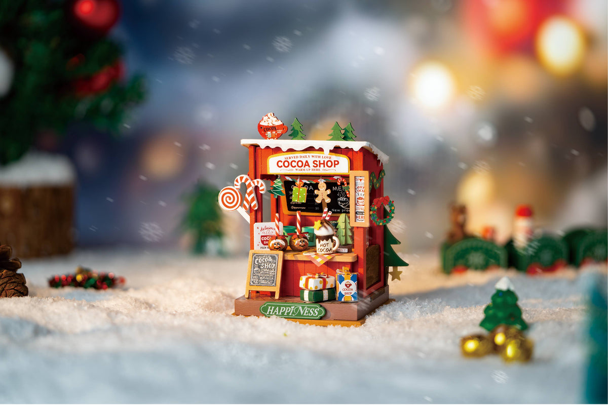 DS042 Rolife Cocoa Shop Xmas DIY House