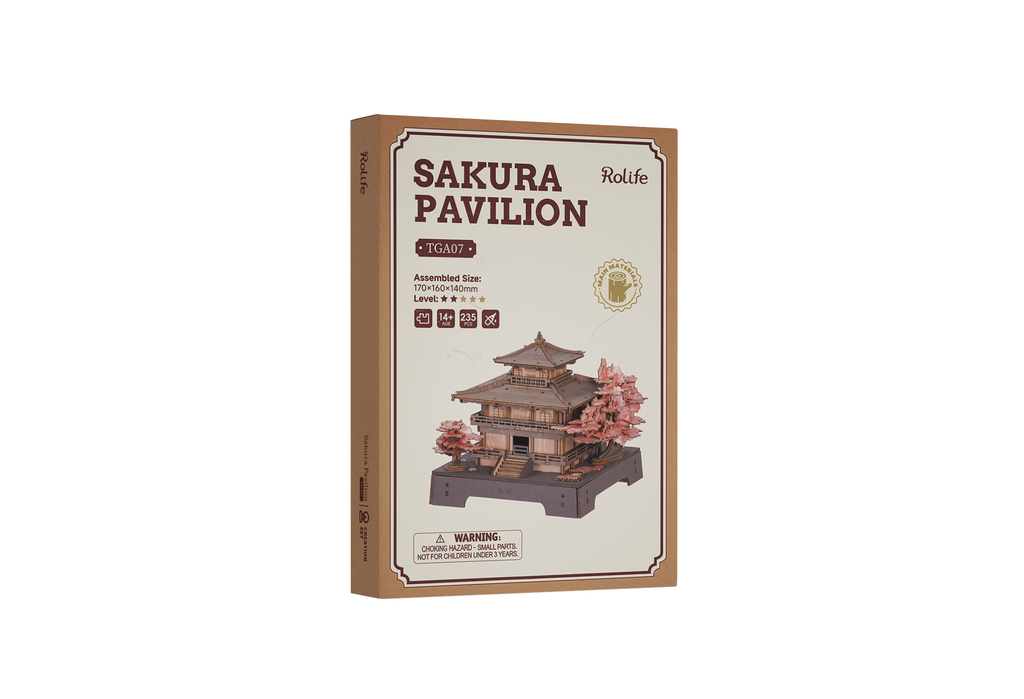 TGA07 Rolife Sakura Pavilion DIY 3D Puzzles
