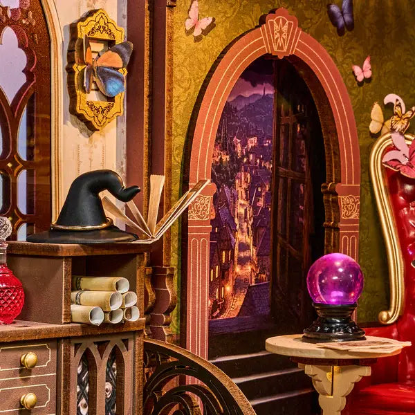 TGB14 Rolife Magic Fantasy Corner DIY Book Nook Shelf Insert