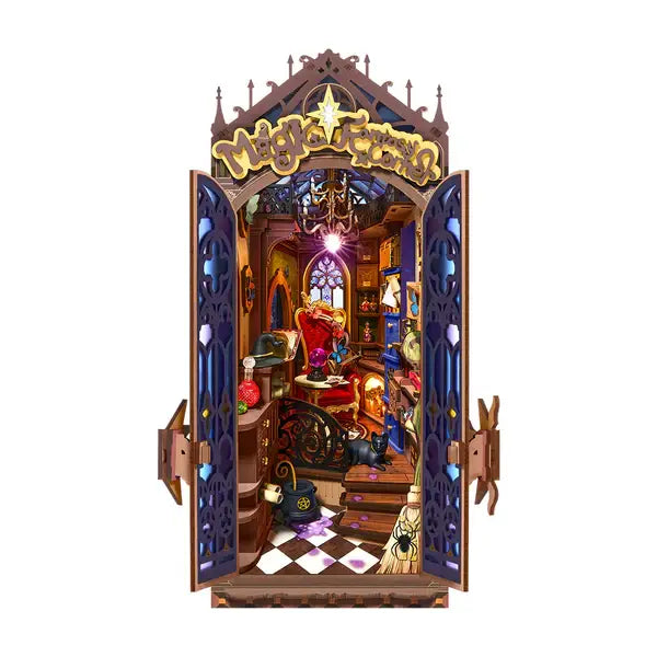 TGB14 Rolife Magic Fantasy Corner DIY Book Nook Shelf Insert